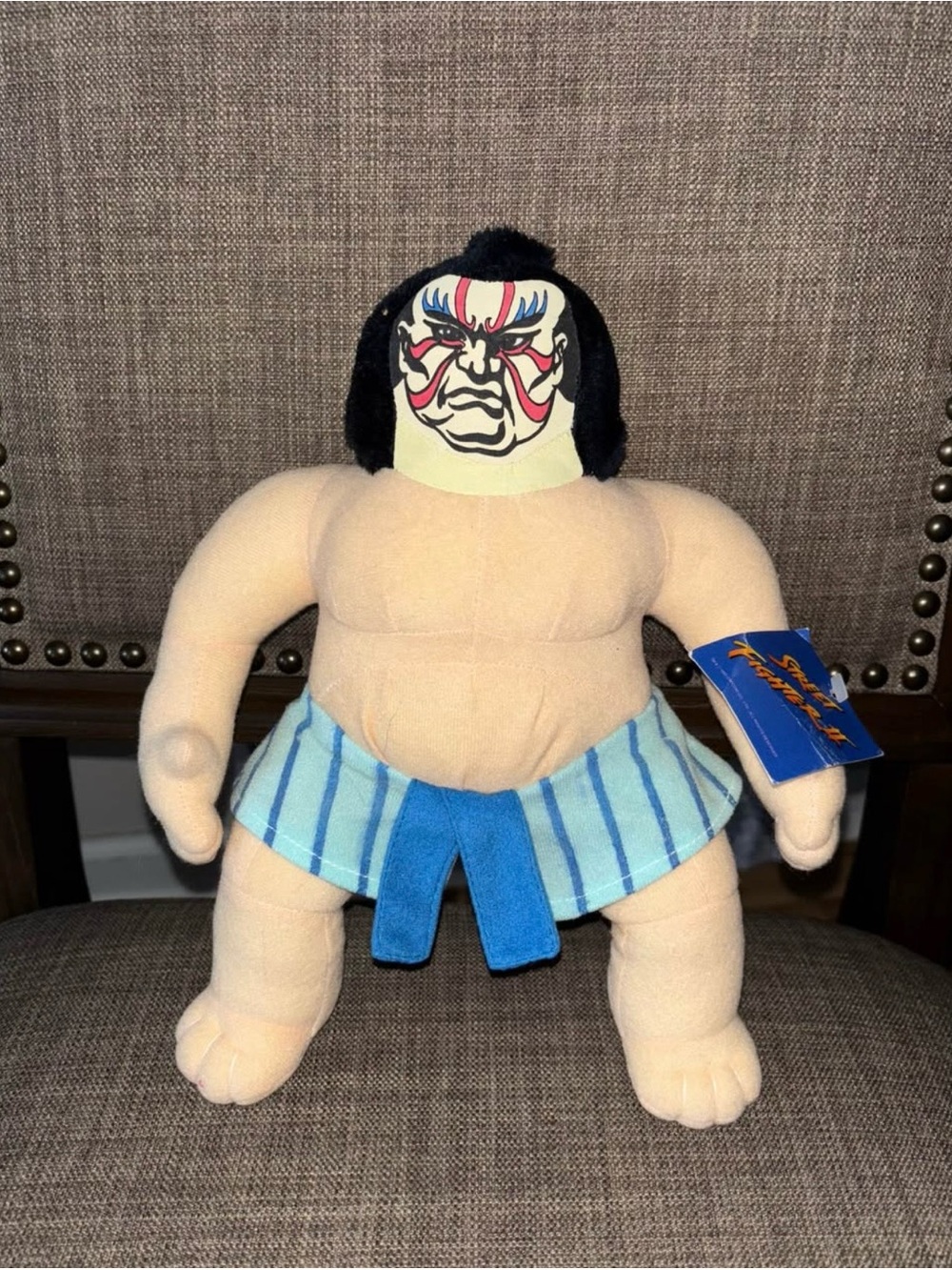 1993 Vintage Street Fighter II E. Honda Plush - Ace Novelty NWT